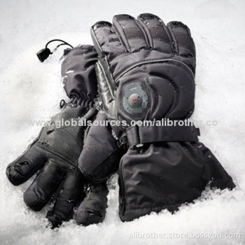 Rechargeable Li-ion Battery Heated Gloves for Winter Sports